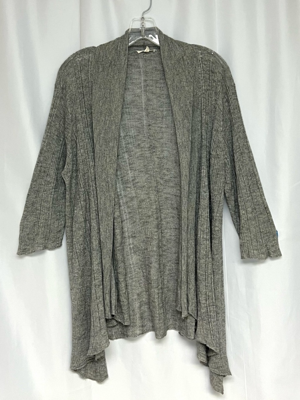 Eileen Fisher Linen Blend Open Front Cardigan XL